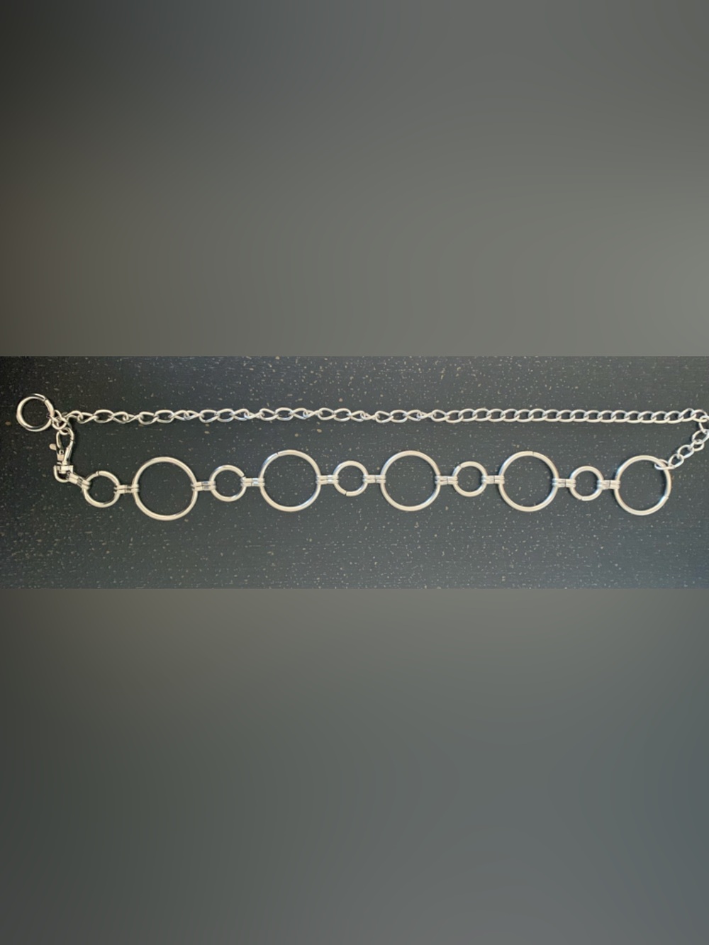 Vintage Silver  Circle Link Belt - Women